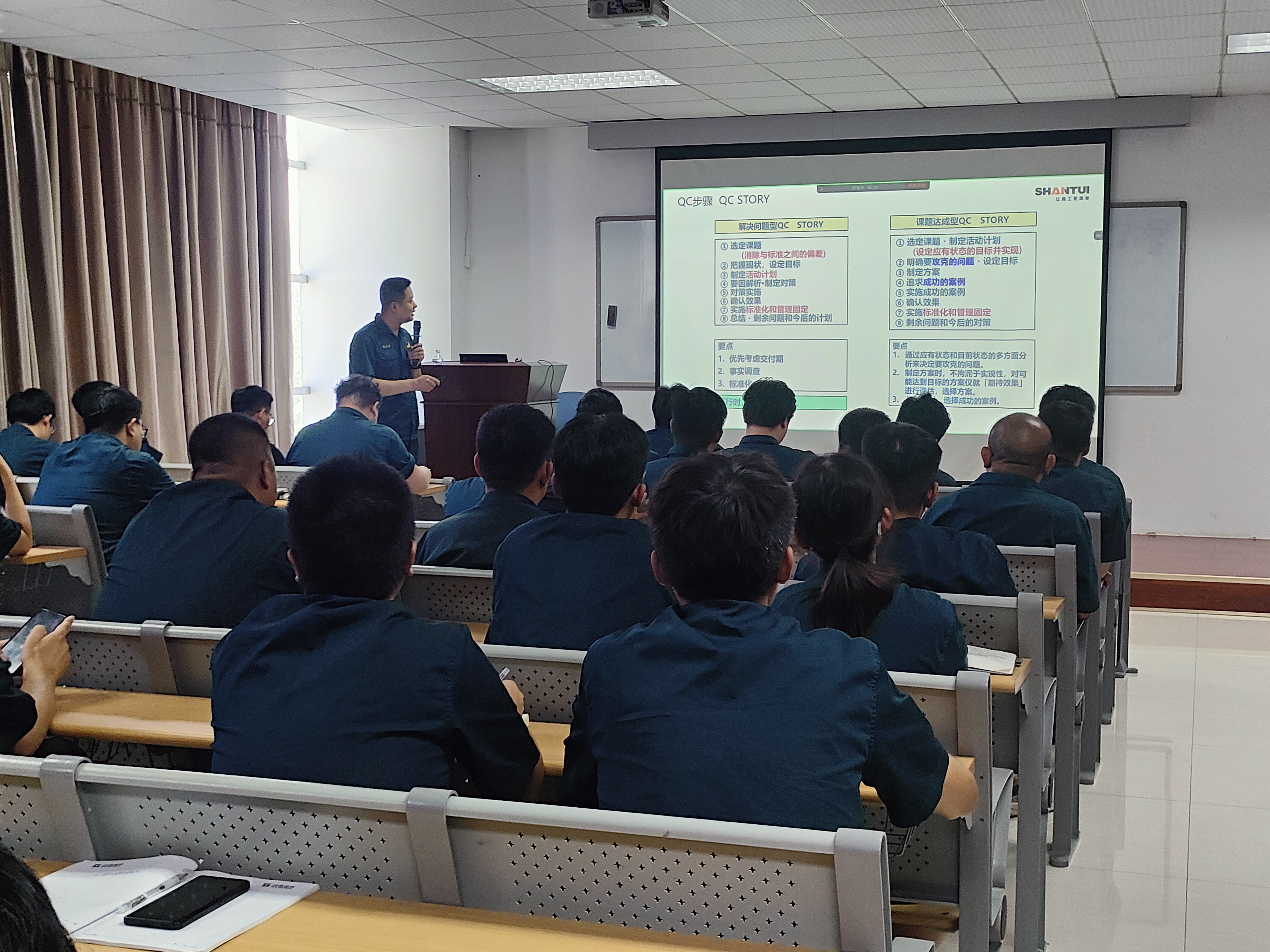 公司舉辦QC基礎(chǔ)知識(shí)培訓(xùn)